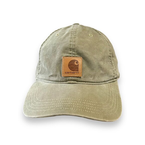 Carhartt Other - Carhartt Green Canvas Patch Hat